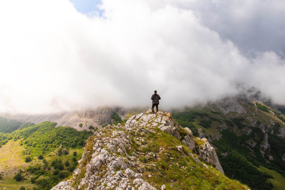 Lago della Duchessa, Italia 2020, con Immagine Terra. Lago della Duchessa, Italia 2020, con Immagine Terra.